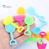 10Pcs 1/12 Miniature Beach Toys Decoration Dollhouse Shove Rake Sand Digging Tool Micro Landscape Supply