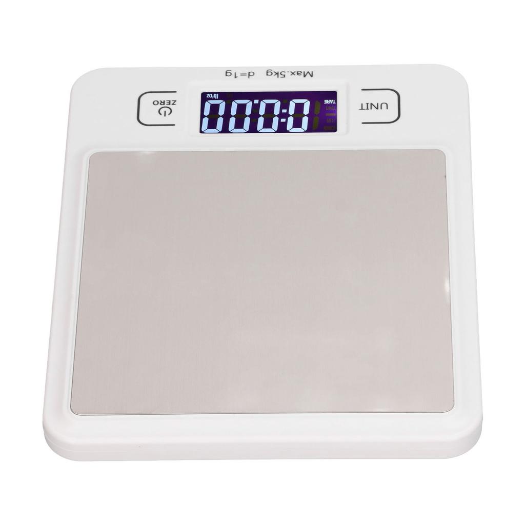 Food Scale 5kg Capacity 1g Accuracy Digital Display Measuring Tool for Kitchen Tea