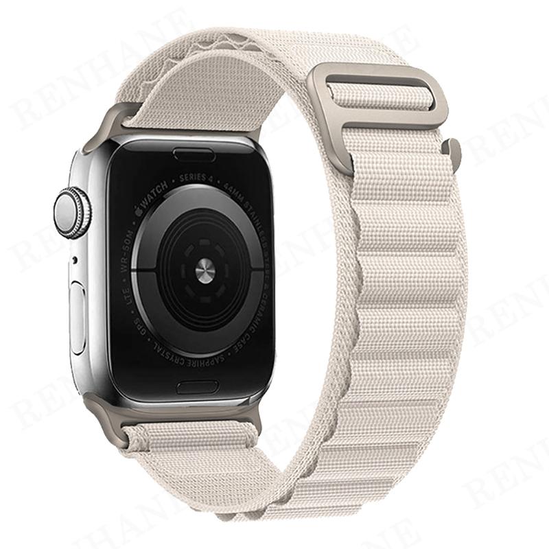 Нейлоновый ремешок Alpine Loop для Apple Watch, ремешок 49 мм, 45 мм, 41 мм, 44 мм, 40 мм, 42 мм, 38 мм, металлический браслет с G-крючком, ремешок IWatch Ultra 34 5 SE 6 7 8