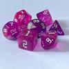 7 шт./компл., 7 кубиков, настольная игра, многогранные игральные кости, двойные цвета, игровые кости, многогранные кости DND, TRPG DND