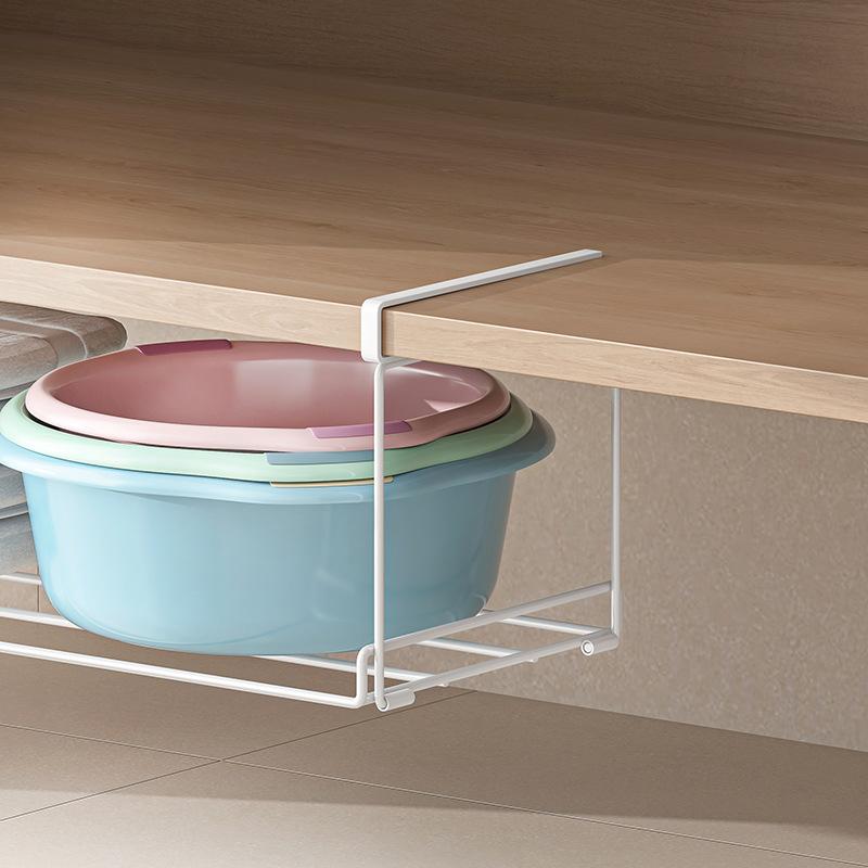 Подвесная корзина для хранения вещей в шкафу для ванной комнаты, выдвижная полка для хранения вещей в туалете, умывальник, раковина, стойка для туалетных принадлежностей