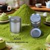 Moistureproof Matcha Powder Can 1 Pcs Thick Tinplate Sealed Mini Jar Portable Leakproof Spice Tea Storage for Travel