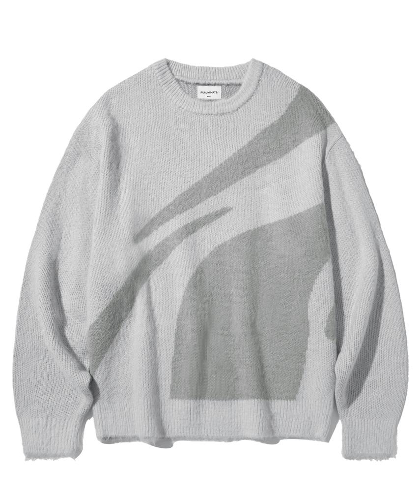 FILLUMINATE Symbol Jacquard Round Knit - Grey