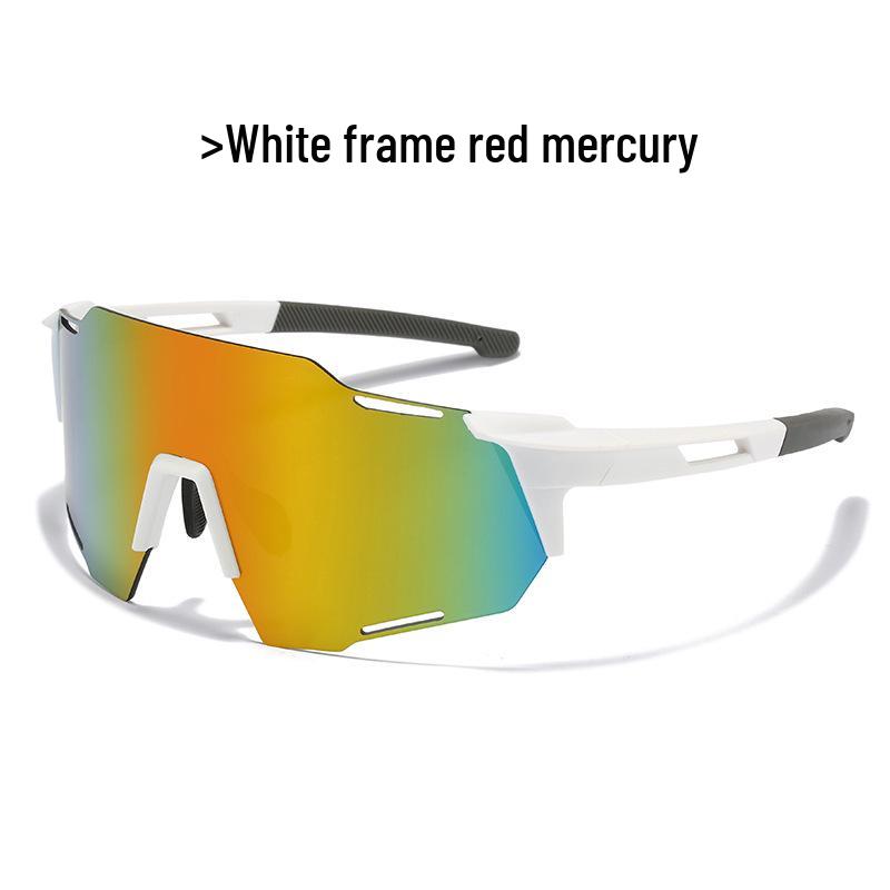 White Frame Photochromic Cycling Glasses - Day & Night UV Protection for Men & Women