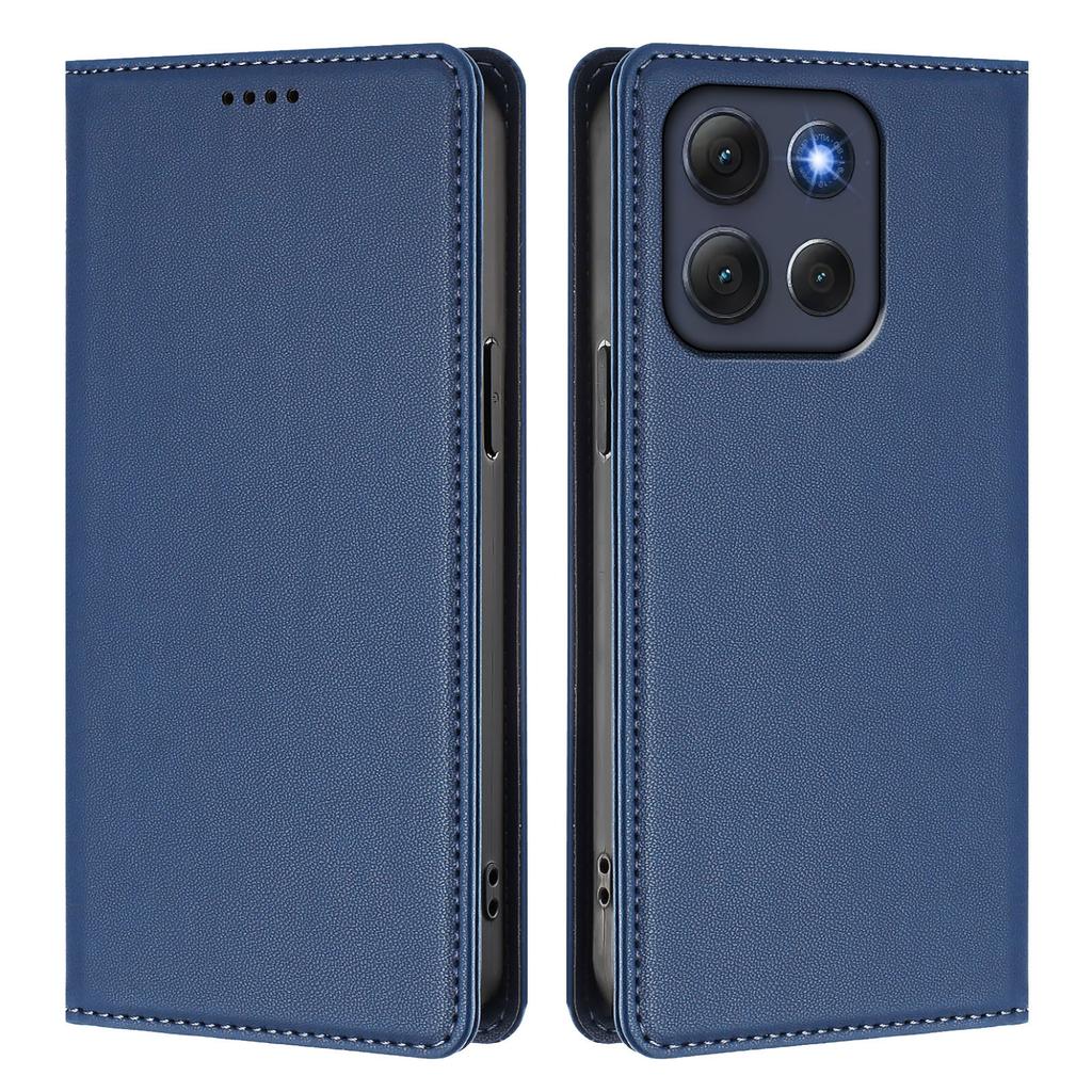 For Motorola Moto G86 Power 5G Leather Wallet Case Magnetic Closure RFID Blocking Phone Cover