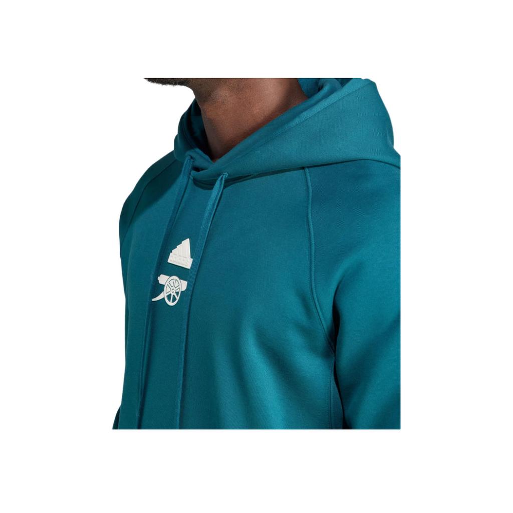 Adidas Мужские спортивные толстовки с капюшоном Arsenal Lifestyle насыщенно-зеленого цвета HZ2062