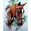 DIY 5D Diamond Painting Cross Stitch Horse Head Mosaic Diamond Embroidery Needlework