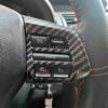 1 пара, декоративная кнопка управления рулевым колесом, подходит для Subaru Forester 2013-2015, автомобиль из углеродного волокна
