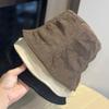 Pleated Fisherman Hat Women's Autumn Solid Color Sun Hat Versatile Face Showing Small Basin Hat Simple Casual Trend