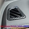 2 шт. Накладка на вентиляционное отверстие приборной панели для ISUZU DMAX D-MAX 2026 2026 2026 Накладка на выход кондиционера Наклейка из углеродного волокна Аксессуары для интерьера