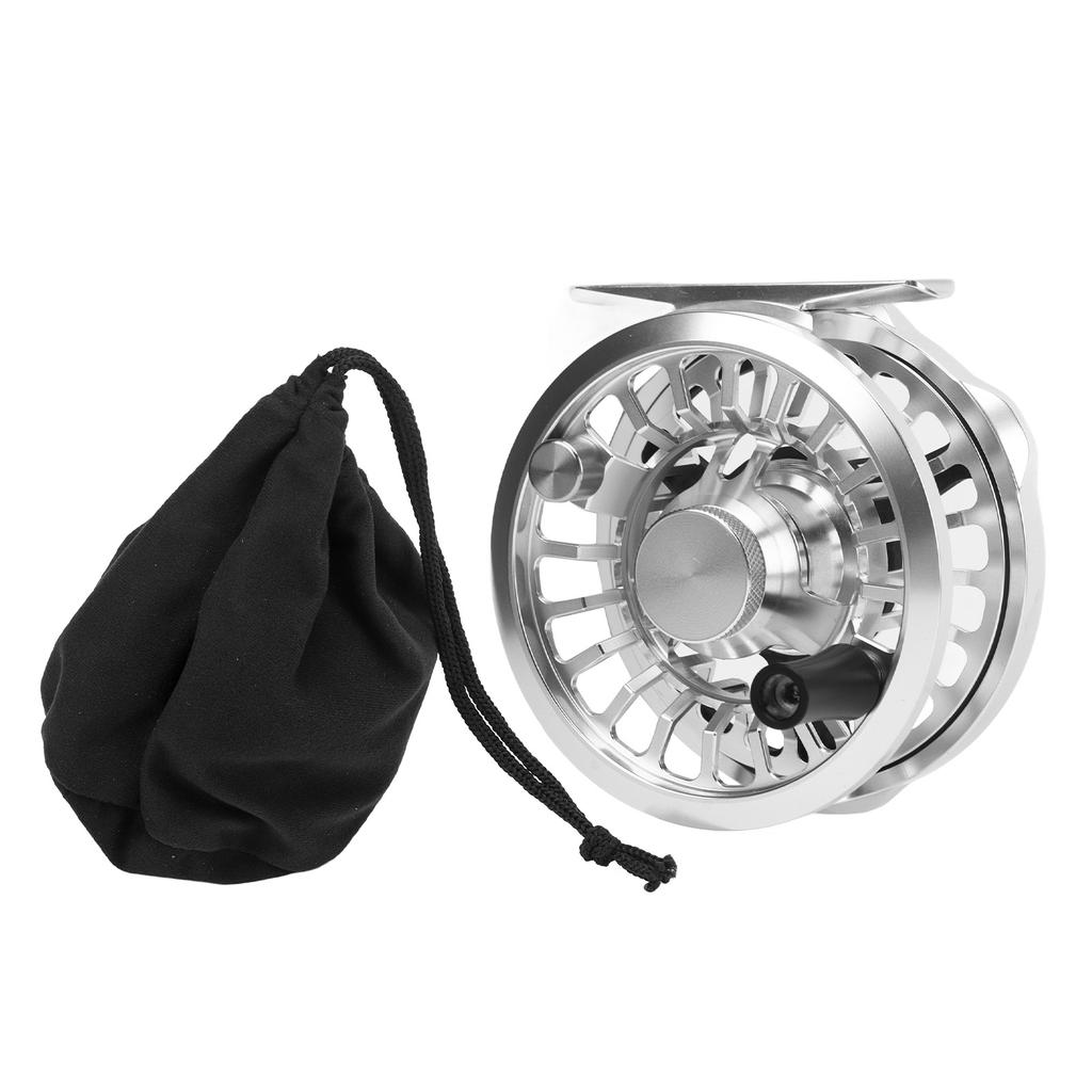 Fly Fishing Wheel Waterproof Aluminum Alloy High Strength Lightweight 3 4 Fly Reel with Storage Bag