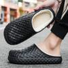 Fashion Winter Warm Slippers Men Women Couples House Non Slip Soft Shoes Comfort Flat Heel Home Indoor Bedroom Plush Slippers Man