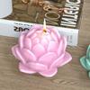 3D Силиконовая Форма-Банка Лотос DIY Форма для Ароматической Свечи Горшок Ручная Работа Шкатулка для Хранения Украшений Изготовление Бетонной Банки для Свечей Горшок