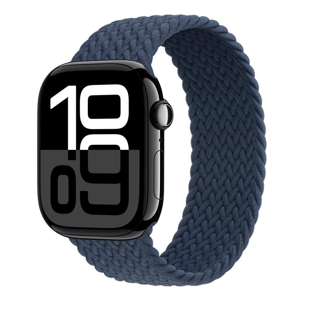 Ремешки Для Apple watch bands 44мм 45мм 40мм 41мм 49мм 46мм 42мм Плетеный Solo Loop Correa браслет iwatch Серии 11 10 9 7 8 SE 6