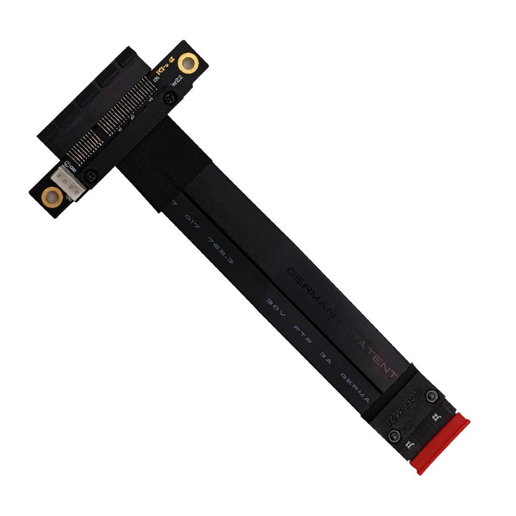 Райзер PCIe x4 3.0 PCI-E 4x Для M.2 NVMe Для M Для Ключа 2280 Райзер-Карта Gen3.0 Кабель M2 Ключ-M PCI-Express Удлинитель Cor