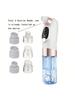 Новейший вакуумный очиститель пор с циркуляцией воды, инструменты для удаления прыщей с 6 всасывающими насадками, 3 регулируемыми режимами, косметический прибор