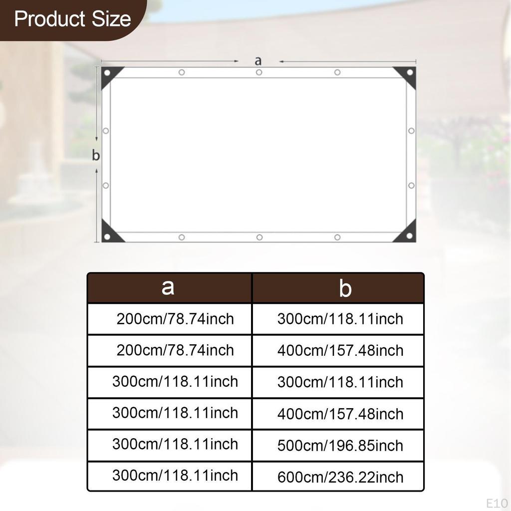 Наружная теневая сетка с люверсами для газона и сада