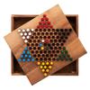 Chinese Checkers In a Wooden Box - Board Game for 2 To 6 Players - 7 Years and Up - Eco-friendly Game - 13 X 14.3 X 3 Cm