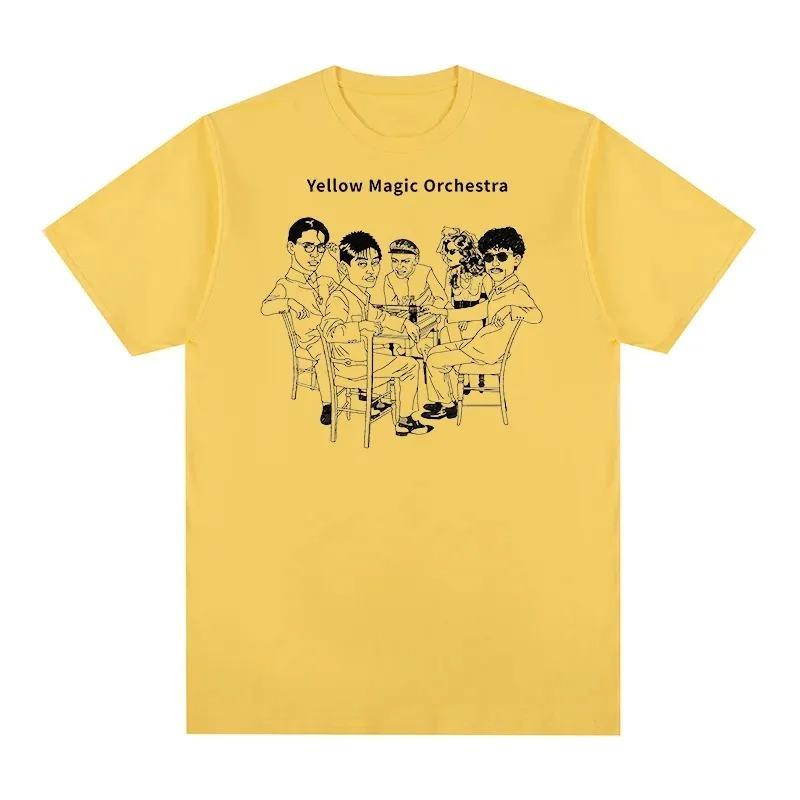 Yellow Magic Orchestra YMO TShirt Haruomi Hosono Ryuichi Sakamoto Kraftwerk Inspired 100 Cotton Unisex New Style Tee