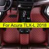 Автомобильные коврики для Acura TLX-L 2018 Автомобильные коврики для ног Автомобильное ковровое покрытие Аксессуары для интерьера