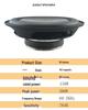 10" Car Subwoofer with 140 Magnet & 50 Core, Rubber Edge, Aluminum Cone