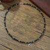 Vintage Moon Pendant Necklace With Geometric Design For Men And Women