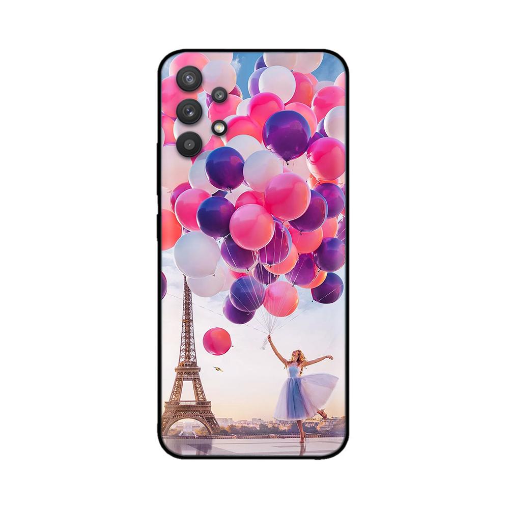 Чехол для Samsung A32 Мягкий черный силиконовый задний чехол для телефона для Samsung Galaxy A32 4G A325 A 32 5G A326 Чехол Fundas Coque Бампер
