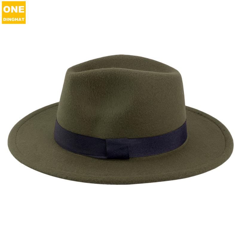 Fashion Men'S And Women'S Wool Top Hat Jazz Hat Gentleman'S Hat Felt Hat Jdl-17