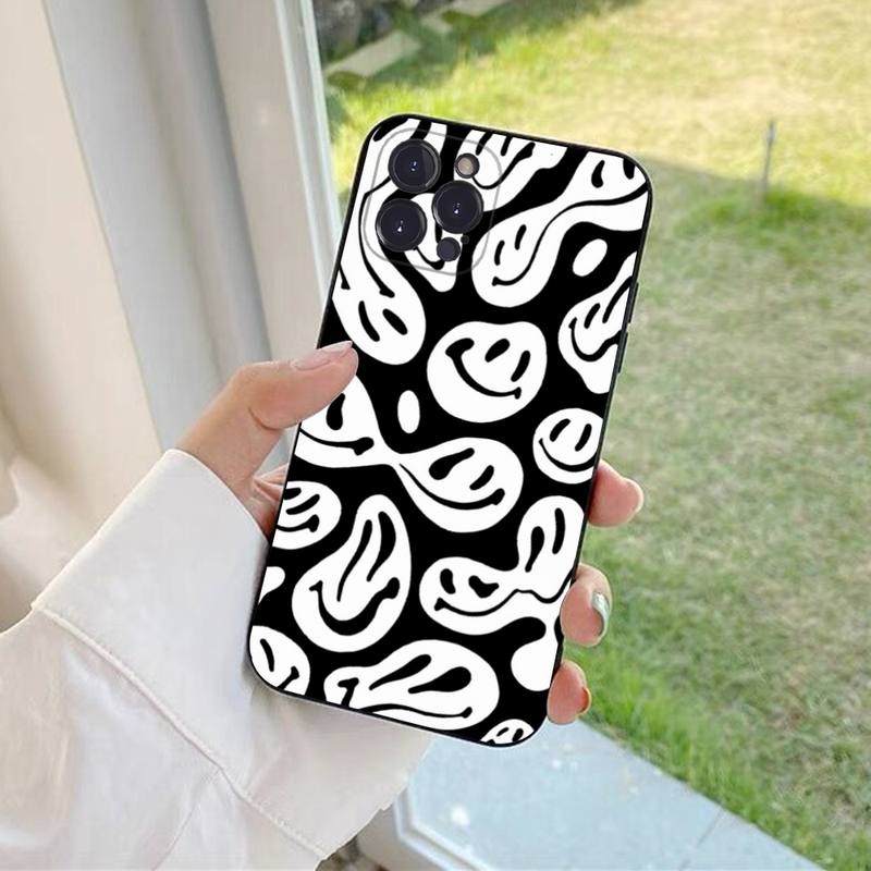 YNDFCNB забавный чехол для телефона с забавным смайликом для iPhone 6 7 8 Plus 11 12 13 14 Pro SE 2020 MAX Mini X XS XR задняя крышка принципиально