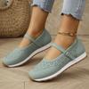 2025 New Foreign Trade Flat-bottomed Single Shoes Women's Shoes Large Size Solid Color Casual Breathable Single Shoes Doudou Shoes Lazy Shoes