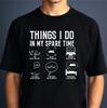 Roller Coaster Lovers T-Shirt: Things I Do In Spare Time Cotton Top