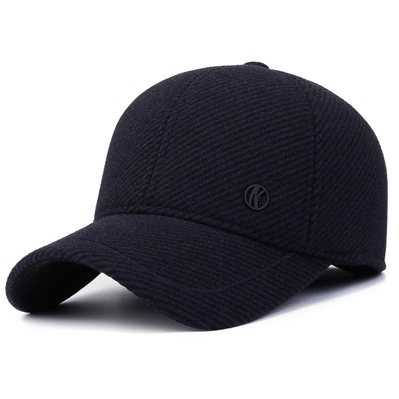 For All Occasions Multi Use All Purpose Fresh Latest Brand New Auturnn Thick Warm Men Winter Baseball Cap With Ear Flaps, Ideal Choice For Gifts