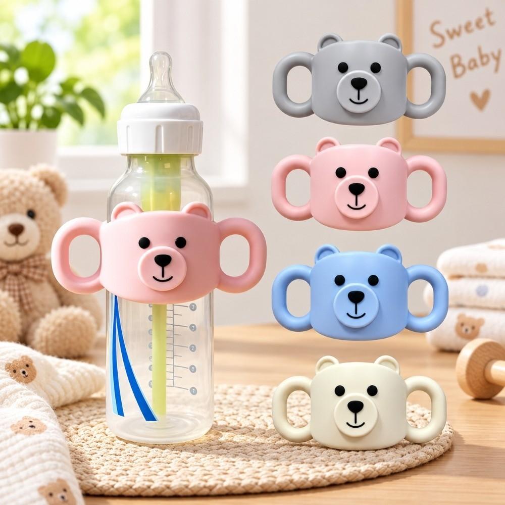 Removable Design Baby Bottle Handles Standard Caliber Bottle Grip Handle Toddler Training