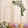 Metal Balloon Arch Stand Gold Backdrop Holder Bracket  Wedding Birthday Party Decor