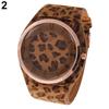 Женские кварцевые наручные часы с леопардовым ремешком из искусственной кожи и римскими цифрами