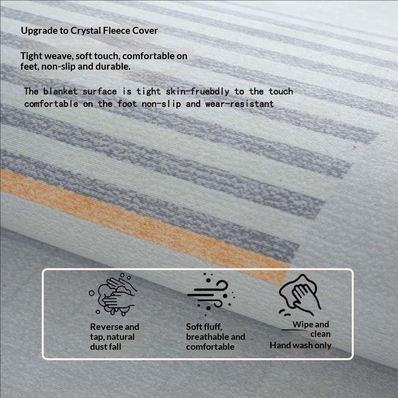 Скандинавский Простой Геометрический Кристальный Бархат Большой Ковер Коврик для Гостиной Семейный Диван Балкон Коридор Нескользящие Декоративные Ковры