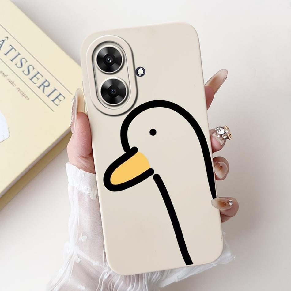 Для Realme Note 60 2024 Милый Мультяшный Чехол-Кролик Панда Для Realme Note60 4G Мягкий Силиконовый Ударопрочный Чехол