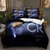 Ronaldo Messi 3D Print Football Star Duvet Cover & Pillowcase Set