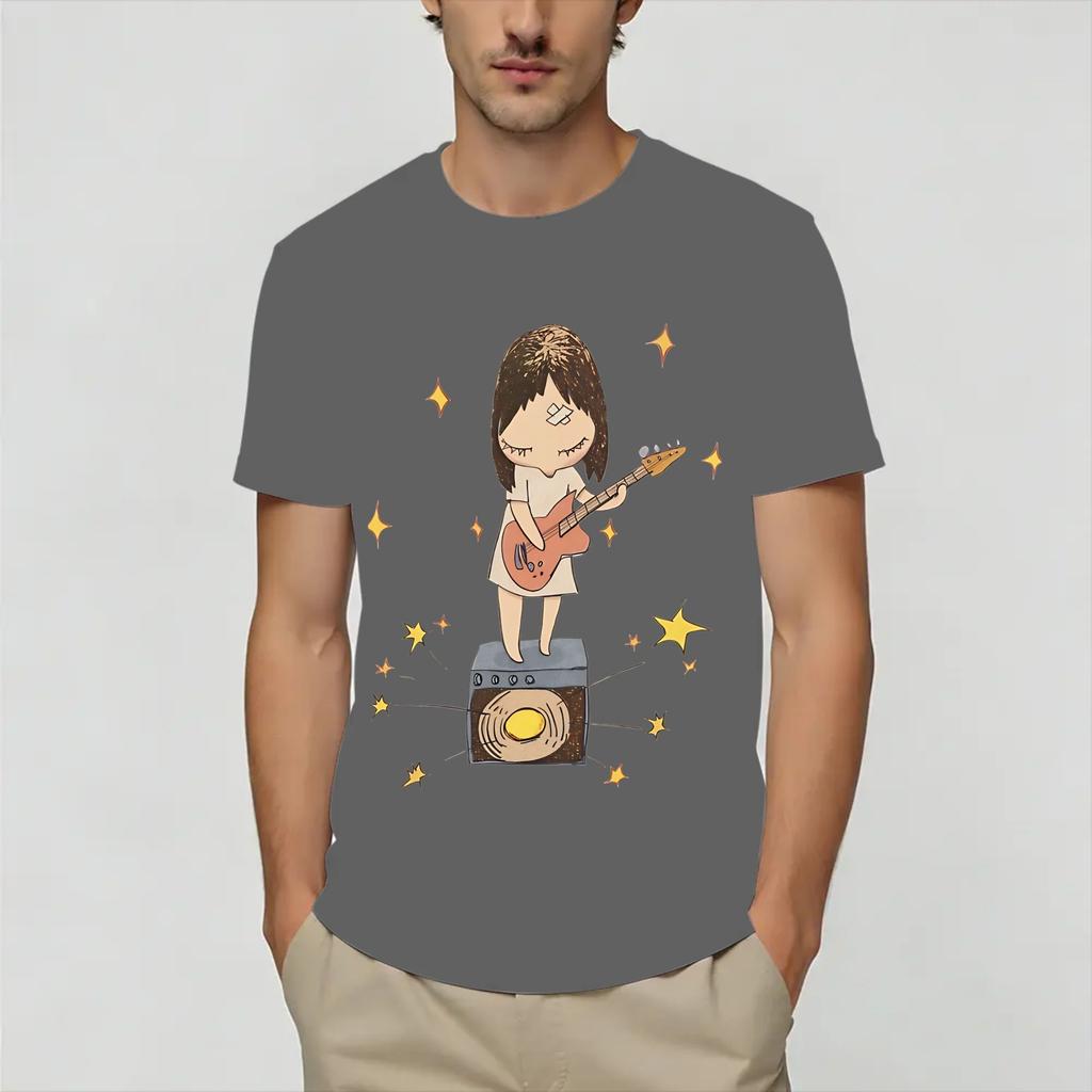Unisexs TShirt Yoshimoto Naras Fashion 100 Cotton Tee Shirt Short Sleeve T Shirt O Neck Clothes Summer