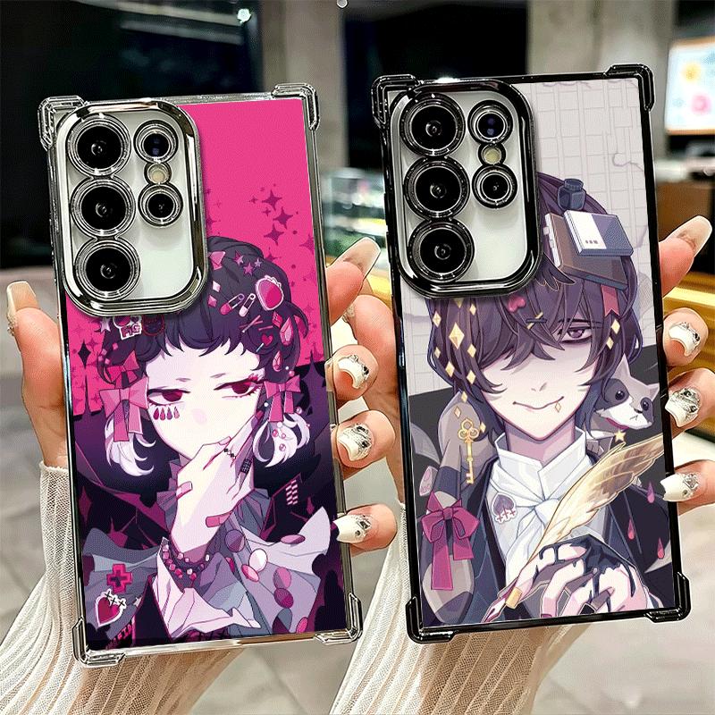 Мультяшный чехол для телефона Bungo Stray Dogs Мягкий чехол для Samsung Galaxy S26 Ultra S25 Edge S24 FE S23 Plus S22 S21 + S20 Покрытие Защита от падения F