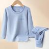 "Children’s Warm Plush Autumn Pajama and Thermal Underwear Set for Students and Teens"