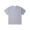 Converse Summer Beach Drop Shoulder Sleeve T Shirt Women's Gray Unisex 10025879-A03