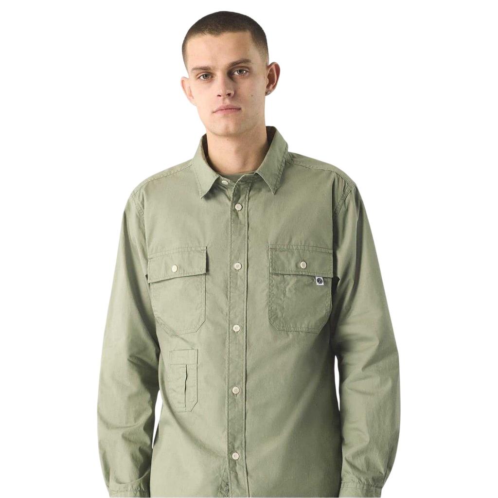 Pretty Green Mens Brentwood Long-Sleeved Shirt