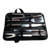 Set Tools Stainless Steel BBQ Utensils Grill Camping BBQ Accessories Carry Bags