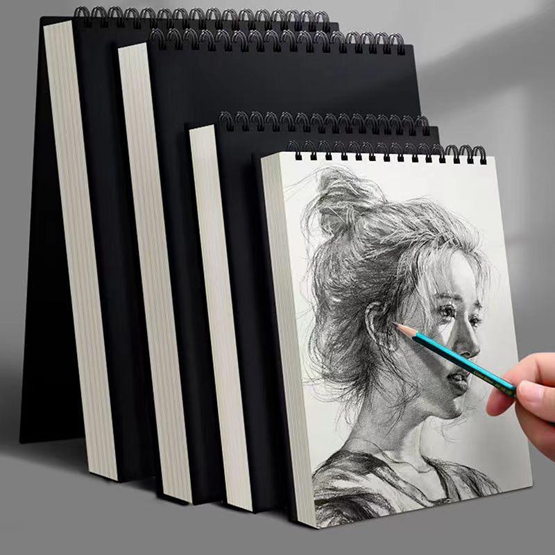 Sketch Book Spiral Bound 30 Sheets Acid Free Drawing Paper A4 A5 A6 8K 16K for Kids Students Artists