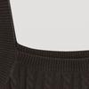  She S miSS  Cable Square Neck Knit veSt SSkvto42580
