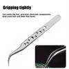 Industrial Tweezers Electronics Anti-static Curved Straight Tip Precision Stainless DIY Hand Tools Sets Forceps Phone Repair