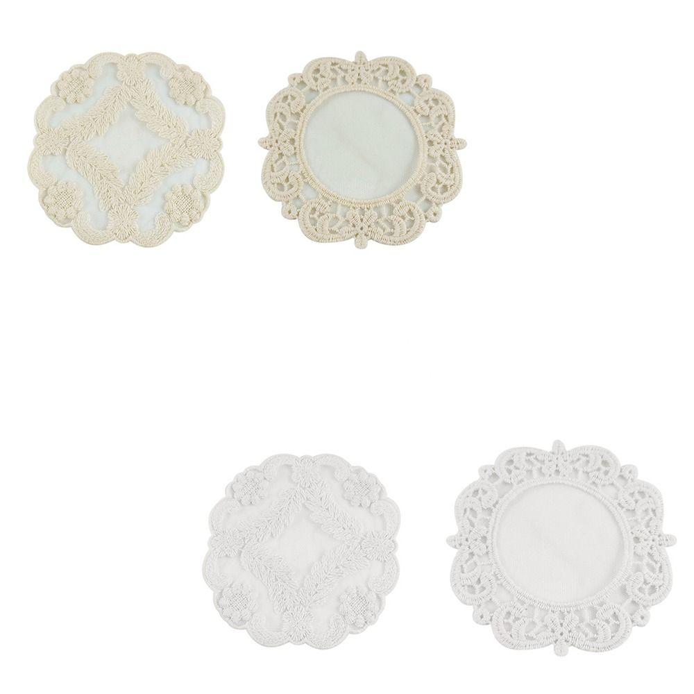Кухонные аксессуары, изоляционный обеденный коврик, салфетка, скатерть, кружевная вышитая подставка