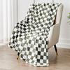 Black And White Checked Blanket Flannel Soft Comfortable Home Blanket Baby Blanket Birthday Holiday Gift