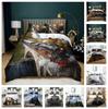 3D Classic Train Series Bedding Set Vintage Transportation Duvet and Pillow Case 2/3 Pieces AU/DE/US/UK/EU Full Size Home Decoration